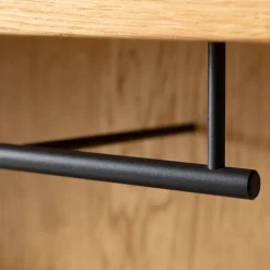 Wandgarderobe aus Balkeneiche Massivholz - Robats^Wohnen Clearance