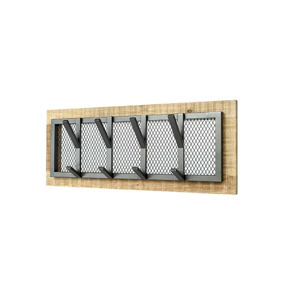 Wandgarderobe aus Metall in Schwarzgrau - Askim^Wohnen Online