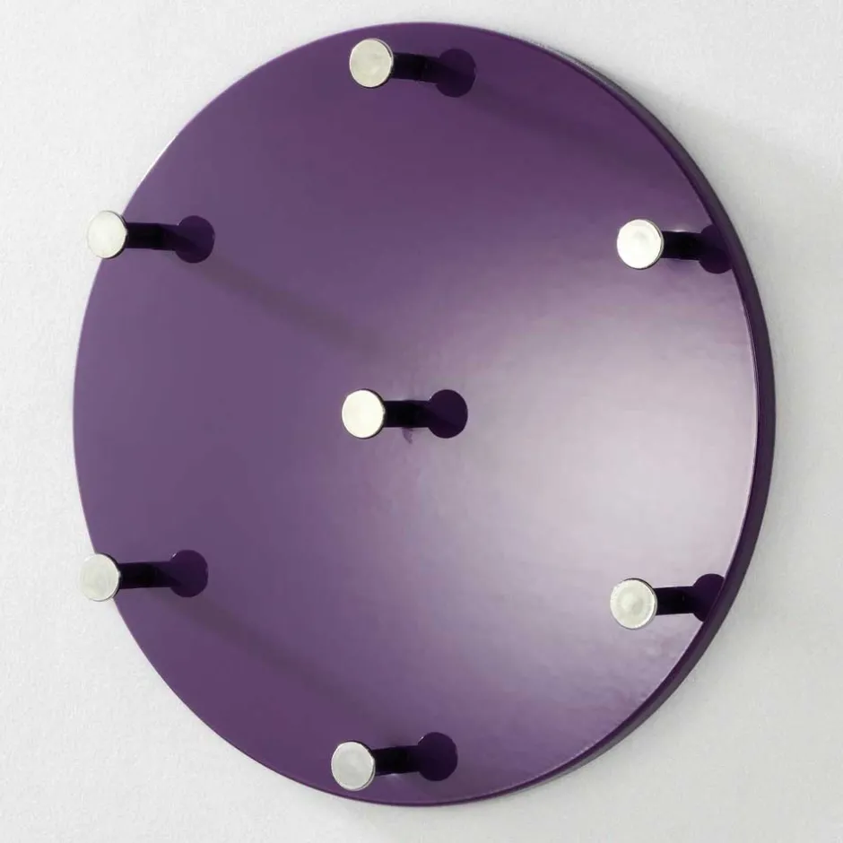 Wandgarderobe Fiona in Brombeerfarben^Wohnen Sale