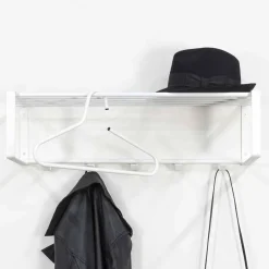 Wandgarderobe in Weiß pulverbeschichtet - Torosma^Wohnen Best