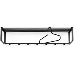 Wohnen Wandgarderobe mit 7 Kleiderhaken & Hutablage - Satroni