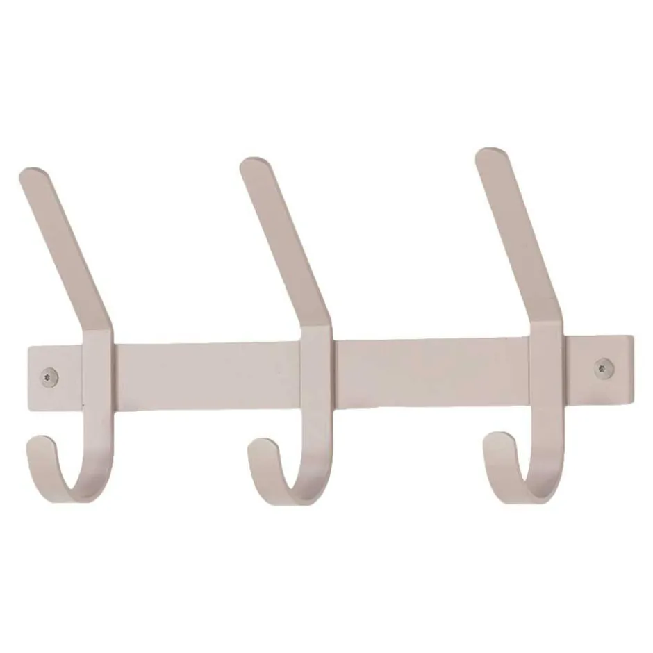 Wandgarderobe mit drei Doppelhaken - Contrage^Wohnen New