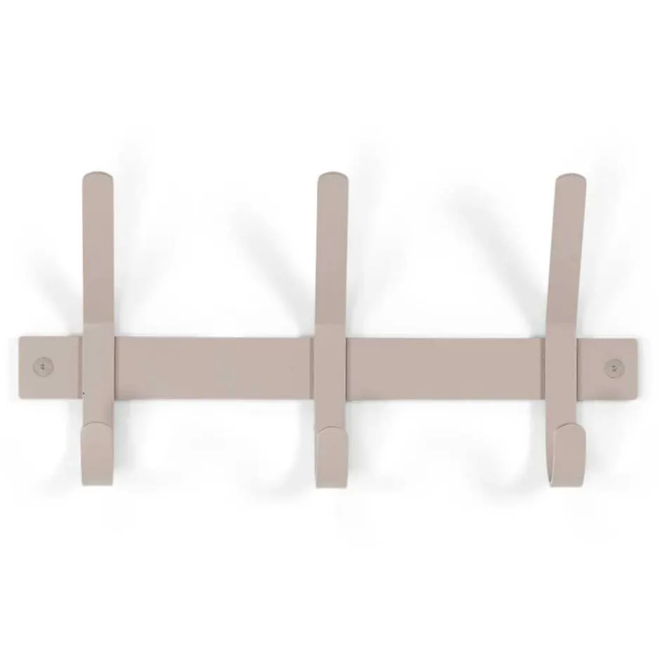 Wandgarderobe mit drei Doppelhaken - Contrage^Wohnen New