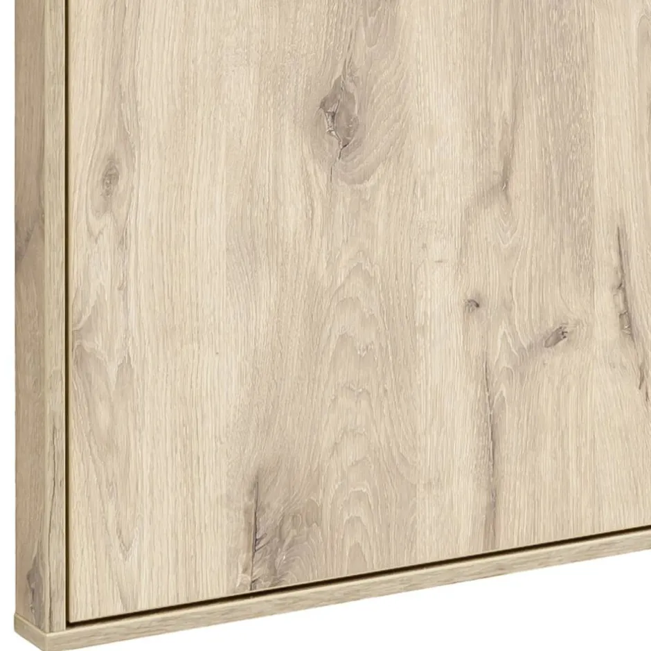 Wohnen Wandgarderobe mit Spiegel in Wildeiche Optik - Vapposia