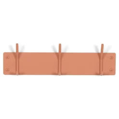 Wandgarderobe pulverbeschichtet in Terracotta - Harras^Wohnen Hot