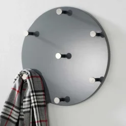 Wohnen Wandgarderobe Romina in Grau Hochglanz