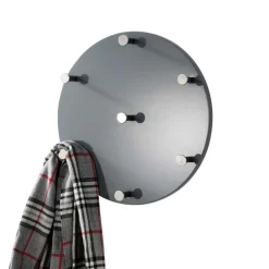 Wohnen Wandgarderobe Romina in Grau Hochglanz