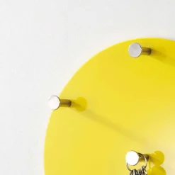 Wandgarderobe Sanja in Gelb Hochglanz^Wohnen Outlet