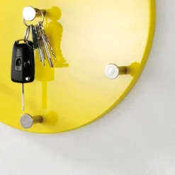 Wandgarderobe Sanja in Gelb Hochglanz^Wohnen Outlet