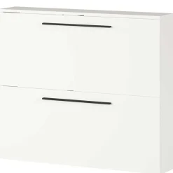 Wohnen Wandmontage Schuhschrank in Weiß - Zyana