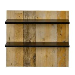 Wohnen Wandpaneel Nachttisch mit zwei Ablagen - Naiavio