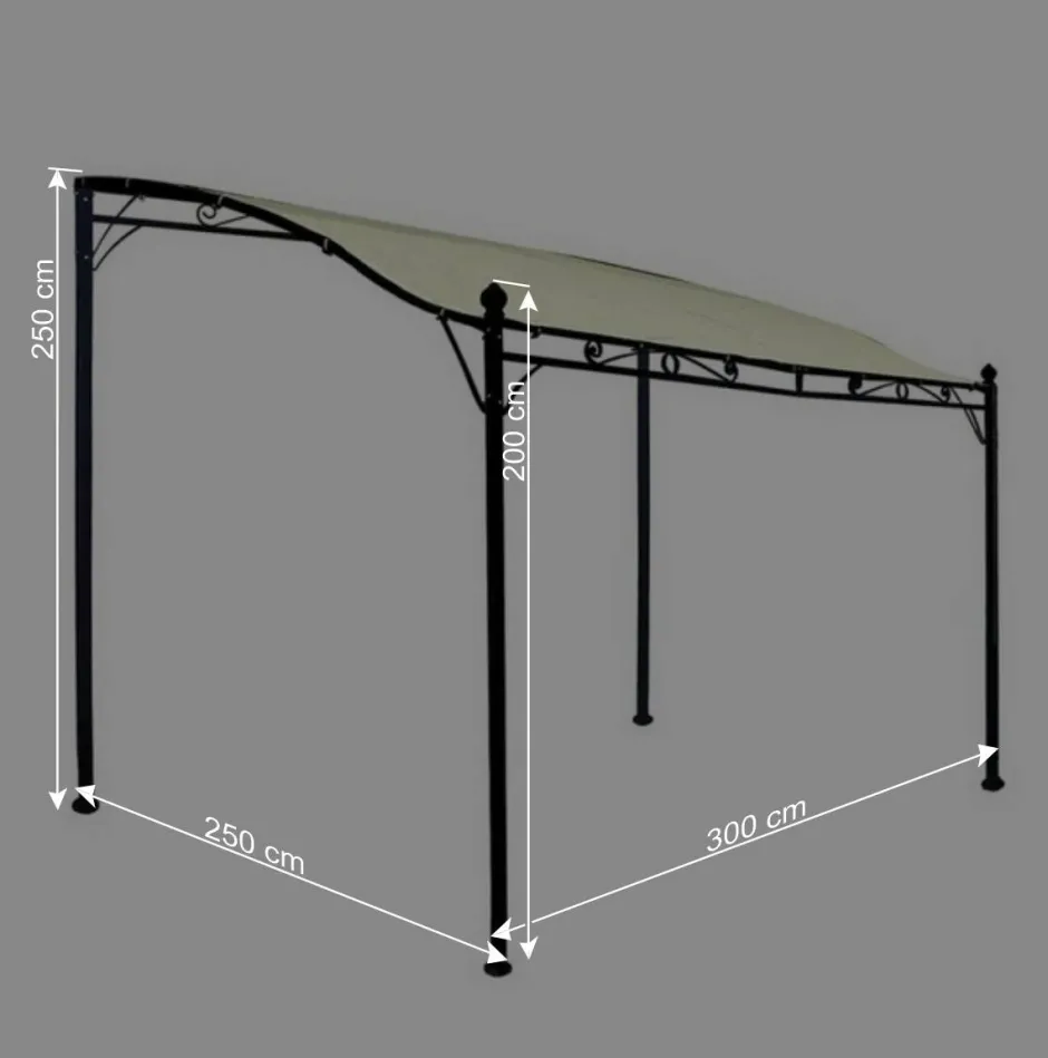 Wandpavillon Nanini in Creme & Schwarz^Wohnen Online