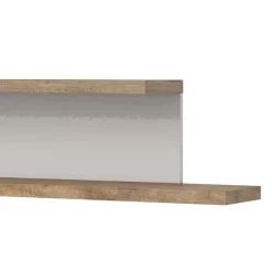 Wohnen Wandregal mit Rückwand modern - Milvara