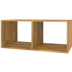 Wohnen Wandregal mit zwei Fächern - Tine (3er Set)