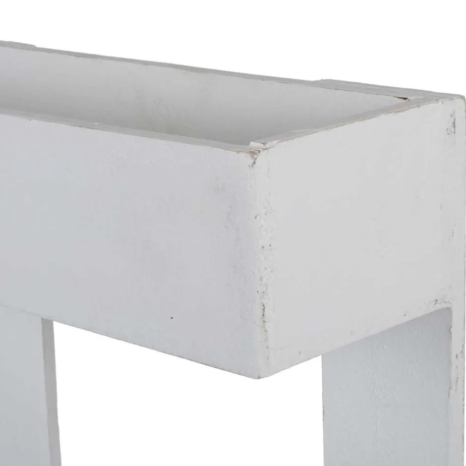 Wandregal Paletten Design in Weiß - Rivaso^Wohnen Hot