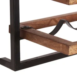 Wandregal Set aus Metall & Massivholz - Fiorda (siebenteilig)^Wohnen