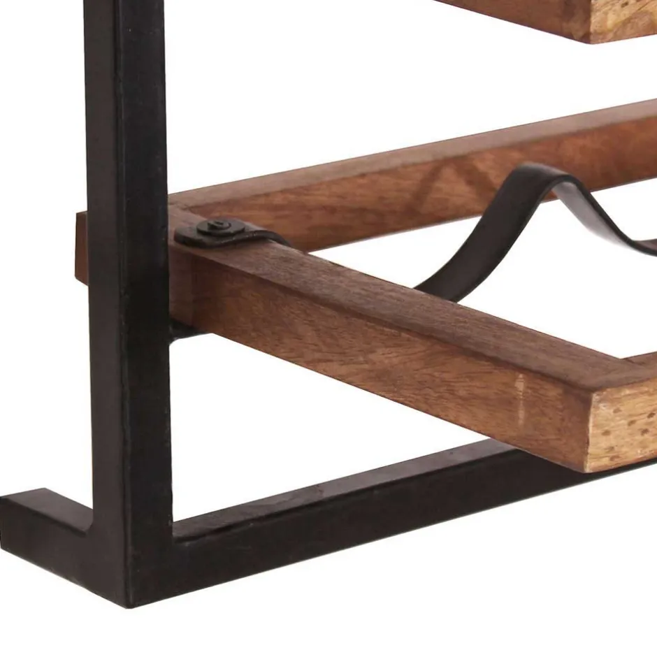 Wandregal Set aus Metall & Massivholz - Fiorda (siebenteilig)^Wohnen