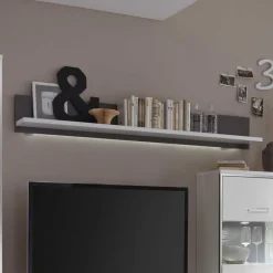 Wandregal Tacroma mit LED Beleuchtung^Wohnen Outlet
