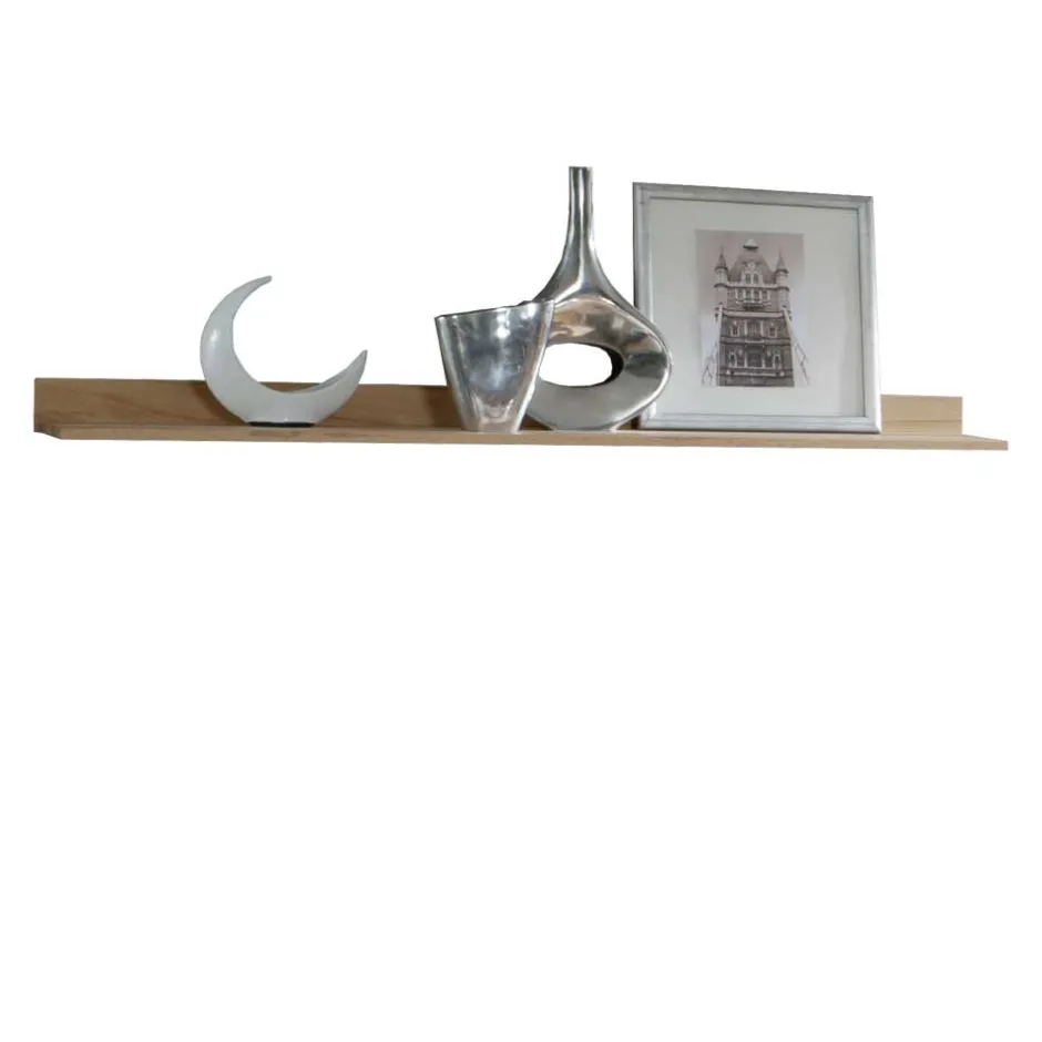 Wohnen Wandregal Wahano aus Kernbuche Massivholz