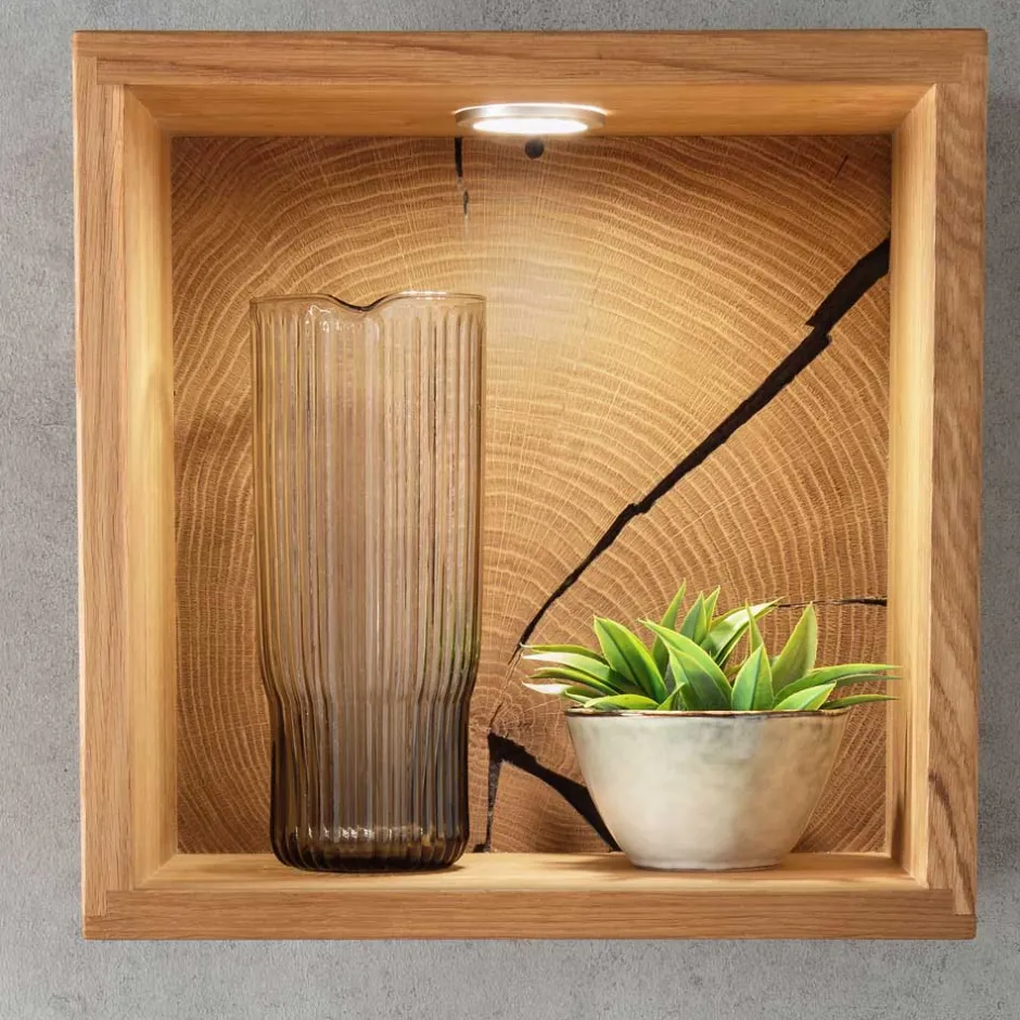 Wandregal 34x34x20 cm mit Rückwand - Acapella^Wohnen New