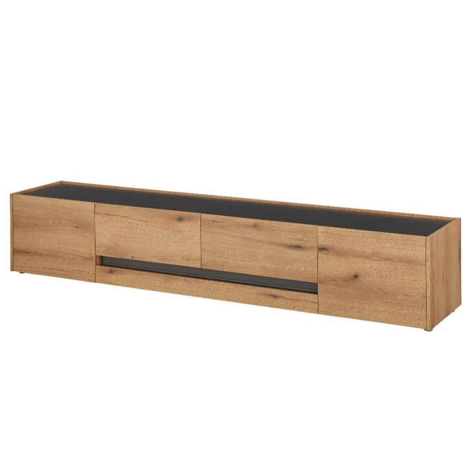 Wandregal-Paneel und TV-Lowboard Set - Colomania (zweiteilig)^Wohnen