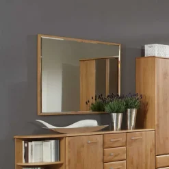 Wohnen Wandspiegel Bordeaux aus Erle