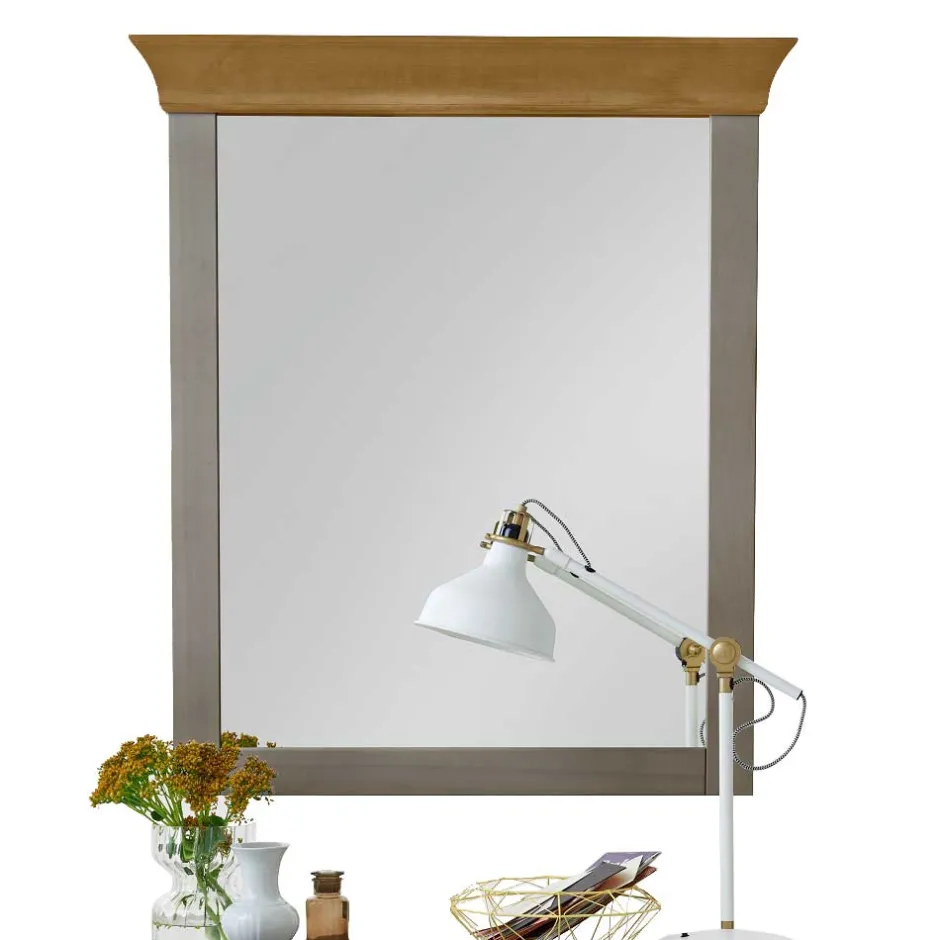 Wohnen Wandspiegel Cempino in Grau