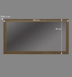 Wandspiegel Harrosands aus Kiefer Massivholz^Wohnen New