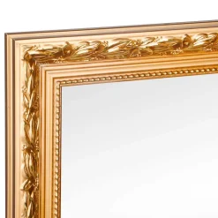 Wohnen Wandspiegel in Gold Vintage Design - Viola