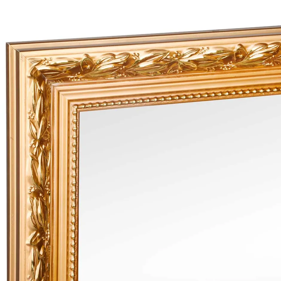 Wohnen Wandspiegel in Gold Vintage Design - Viola