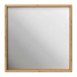 Wandspiegel in Quadratisch mit Holzrahmen - Etvina^Wohnen Outlet