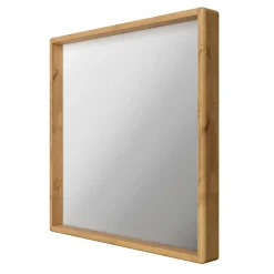 Wandspiegel in Quadratisch mit Holzrahmen - Etvina^Wohnen Outlet
