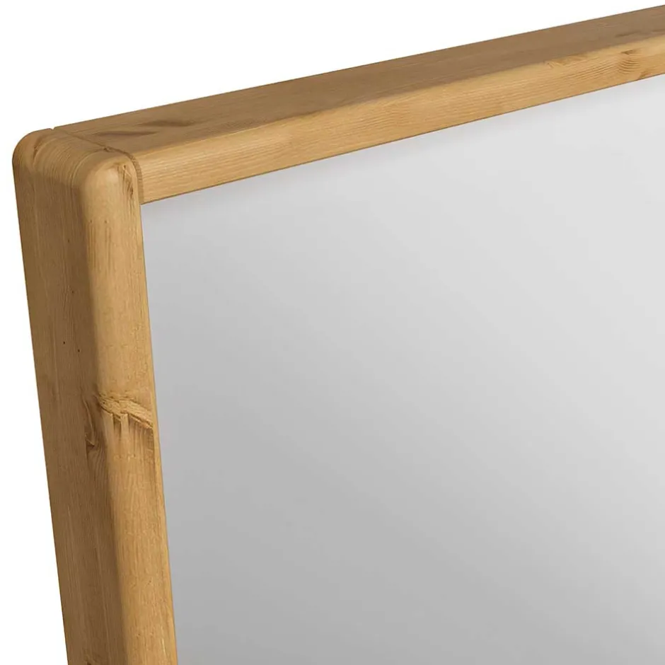 Wandspiegel in Quadratisch mit Holzrahmen - Etvina^Wohnen Outlet