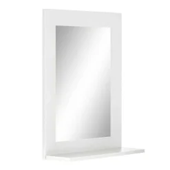 Wohnen Wandspiegel in Weiß mit Ablage - Gorgona