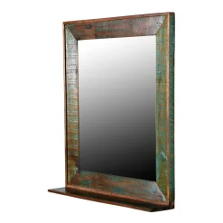 Wohnen Wandspiegel Jamaica in Bunt lackiert