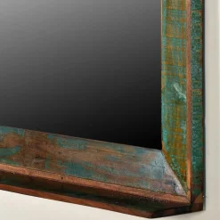 Wohnen Wandspiegel Jamaica in Bunt lackiert