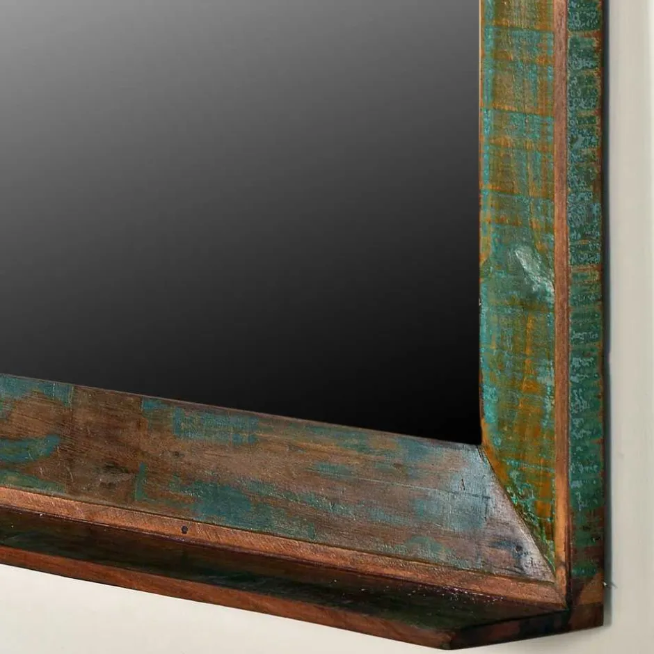 Wohnen Wandspiegel Jamaica in Bunt lackiert