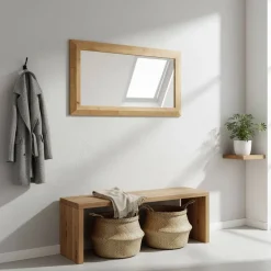 Wohnen Wandspiegel Masdamos aus Wildeiche massiv
