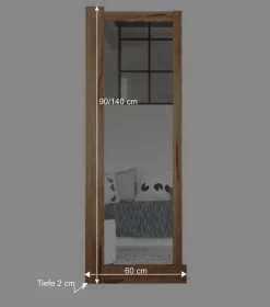 Wandspiegel Salomonia aus Kernbuche Massivholz^Wohnen Hot