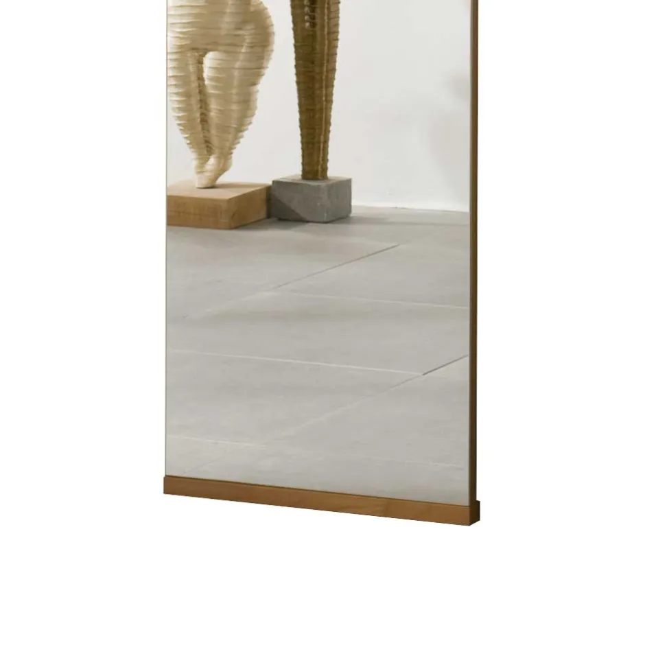 Wohnen Wandspiegel Wislama aus Kernbuche Massivholz