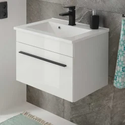 Wand-Waschtisch mit Klappe - Ingmesan^Wohnen