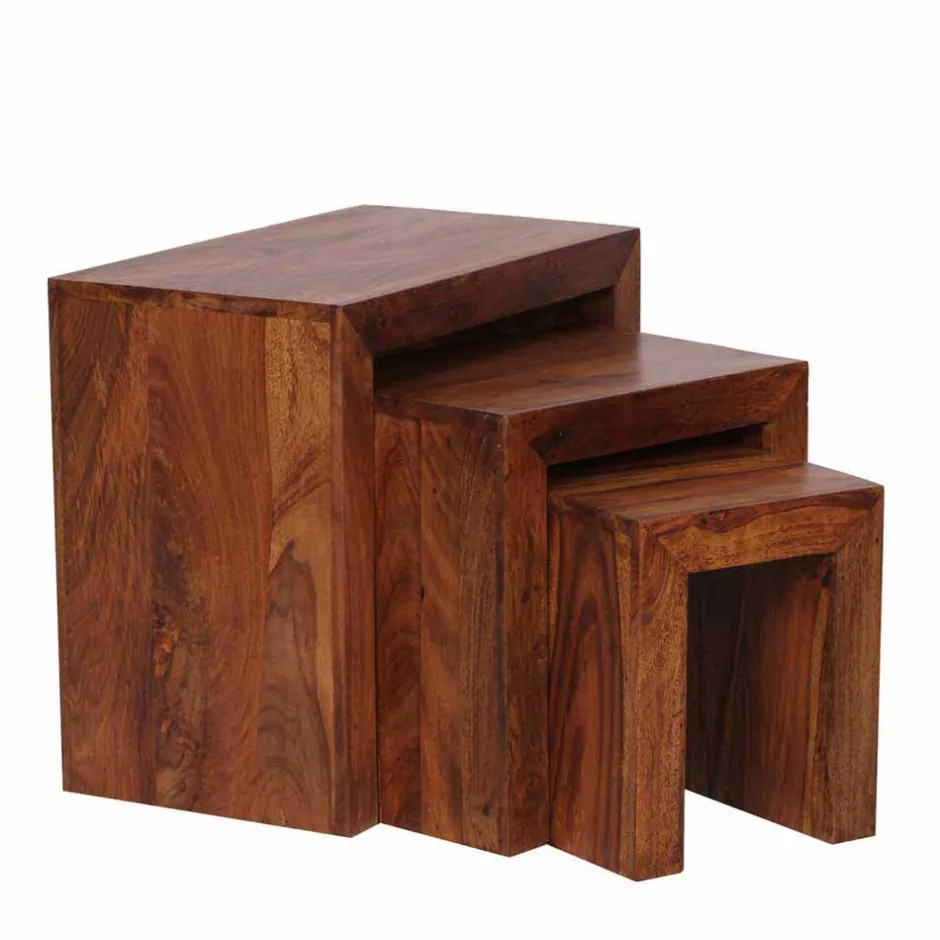 Wangen Dreisatztisch Hoslo ineinander schiebbar (dreiteilig)^Wohnen Best