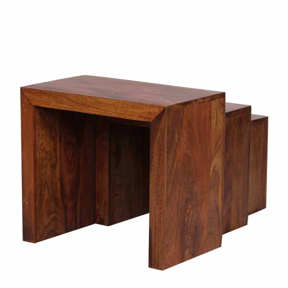 Wangen Dreisatztisch Hoslo ineinander schiebbar (dreiteilig)^Wohnen Best