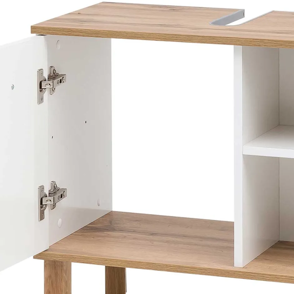 Wohnen Waschbecken Unterschrank mit Tür & 2 Fächern - Utiona