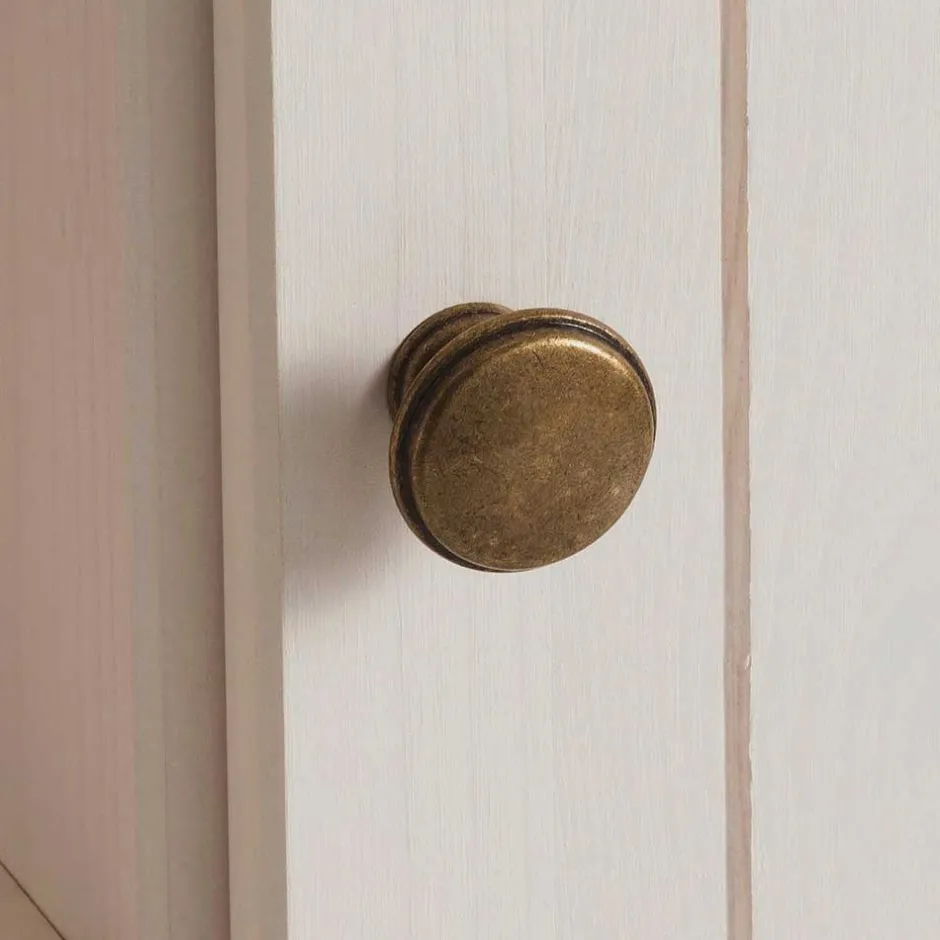 Wohnen Waschbeckenschrank aus Holz in Weiß - Cilao