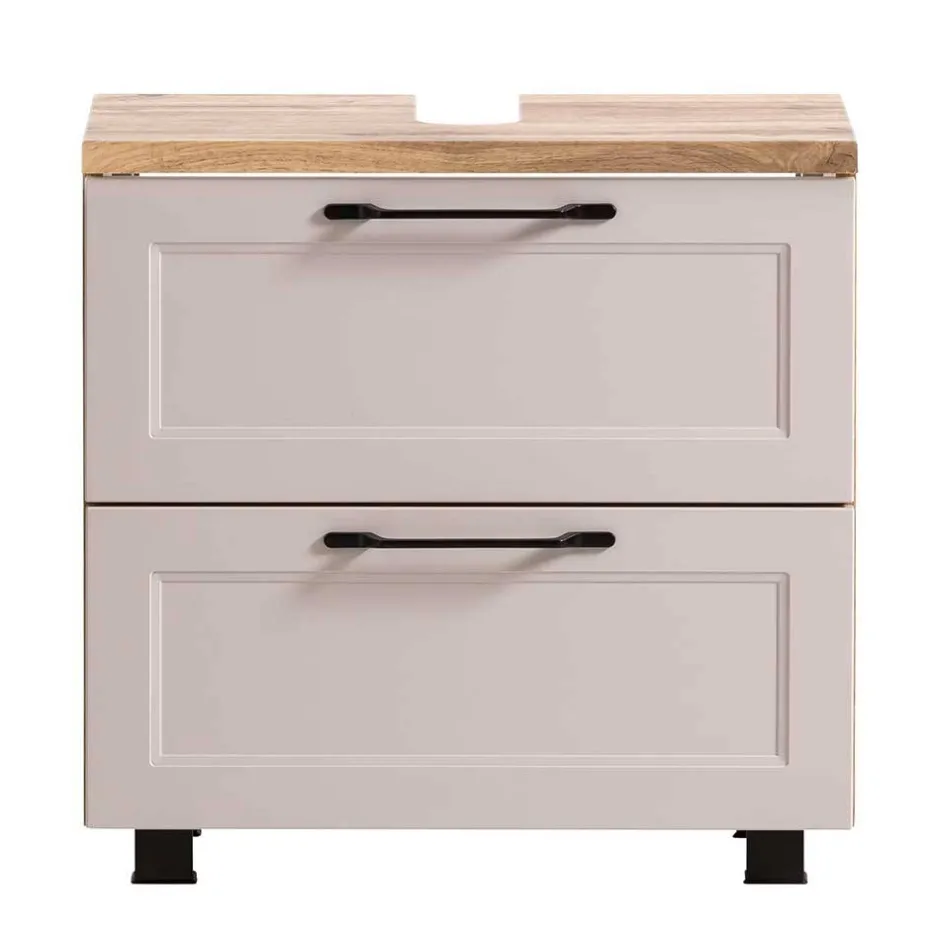 Waschbeckenschrank in Hellgrau - Trioto^Wohnen New