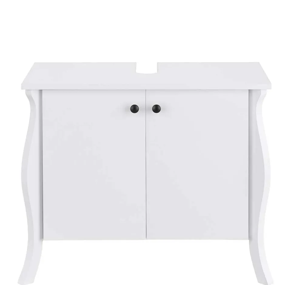Wohnen Waschbeckenschrank in Weiß - 2-türig - Besi