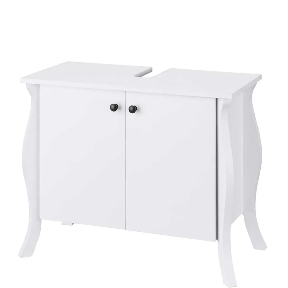 Wohnen Waschbeckenschrank in Weiß - 2-türig - Besi