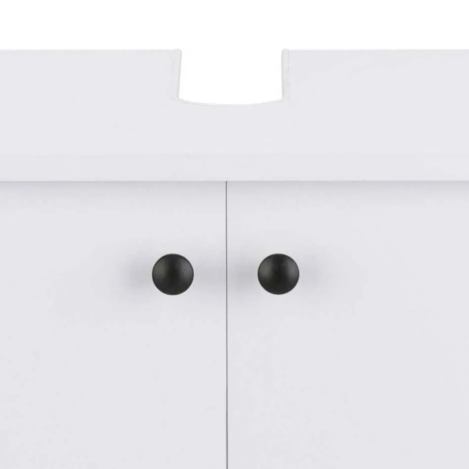 Wohnen Waschbeckenschrank in Weiß - 2-türig - Besi