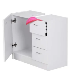 Waschbeckenschrank in Weiß 63 cm breit - Hank^Wohnen Online